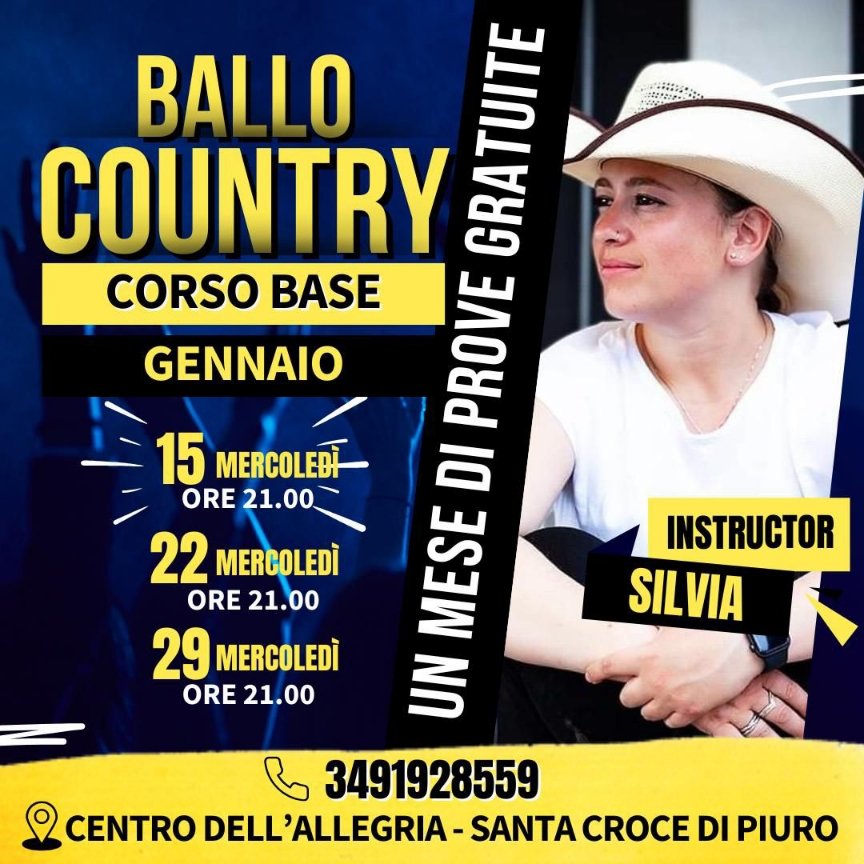 Scopri di più sull'articolo PIURO: SI BALLA COUNTRY IN COMUNE GRAZIE AL BINOMIO SILVIA LISIGNOLI E L’AMMINISTRAZIONE